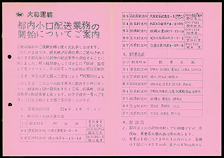 1974 년 9 월 소규모 배송 작업에 대한 사설 카지노 카지노. 백화점 배달 센터에 기반을 둔 운영 계획지도 (표)
