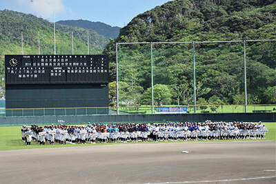 National Omert Island Exchange Junior High School 야구 토너먼트 후원