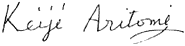 Keiji Aritomi 's Sign